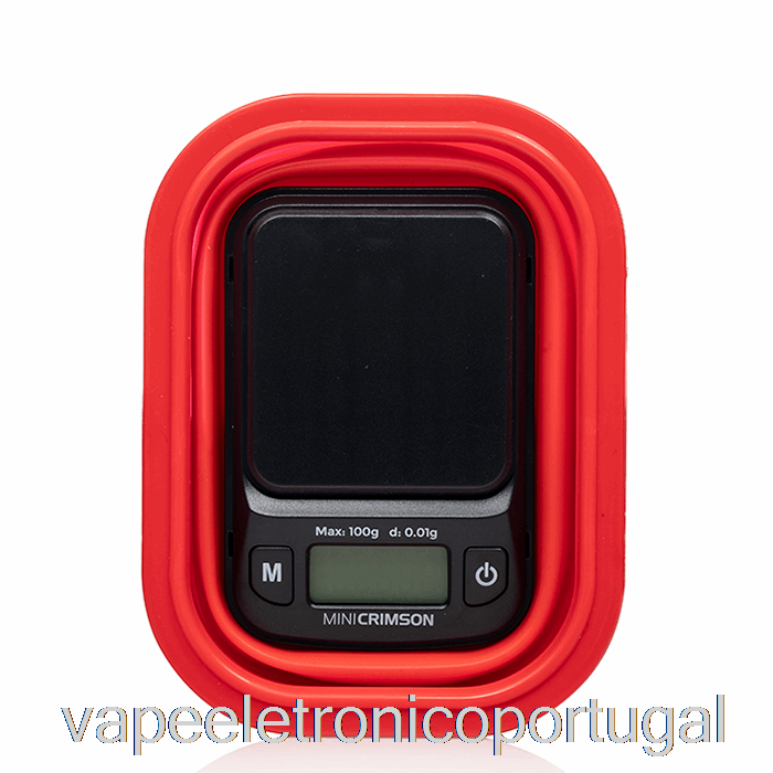 Vape Eletrônico Truweigh Mini Balança Digital Carmesim Com Tigela Dobrável Tigela Vermelha